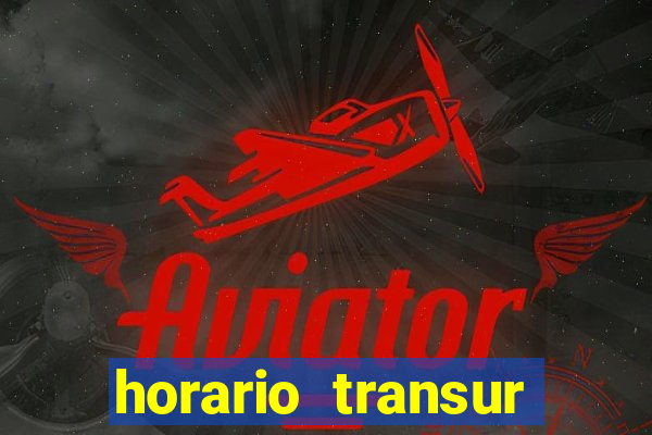 horario transur roleta santos dumont juiz de fora